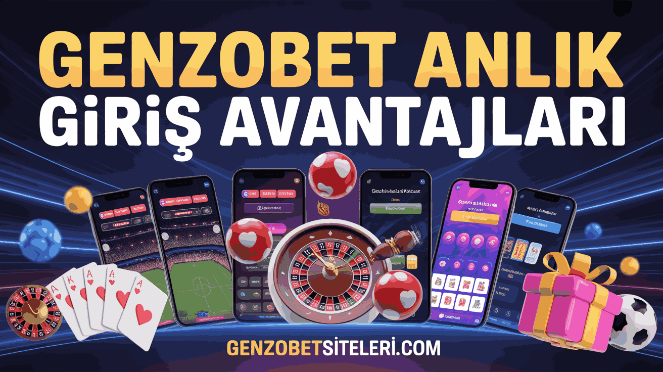 Genzobet Anlık Giriş Avantajları