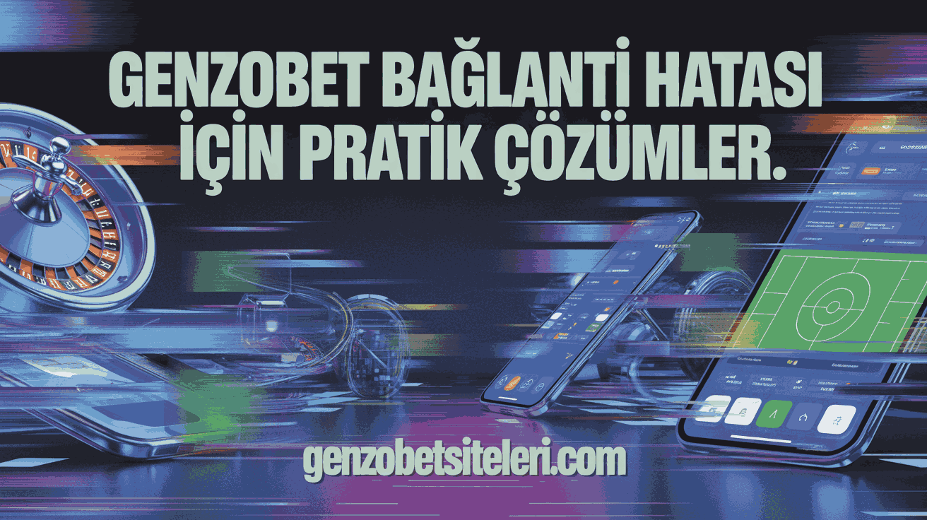 Genzobet Bağlantı Hatası İçin Pratik Çözümler