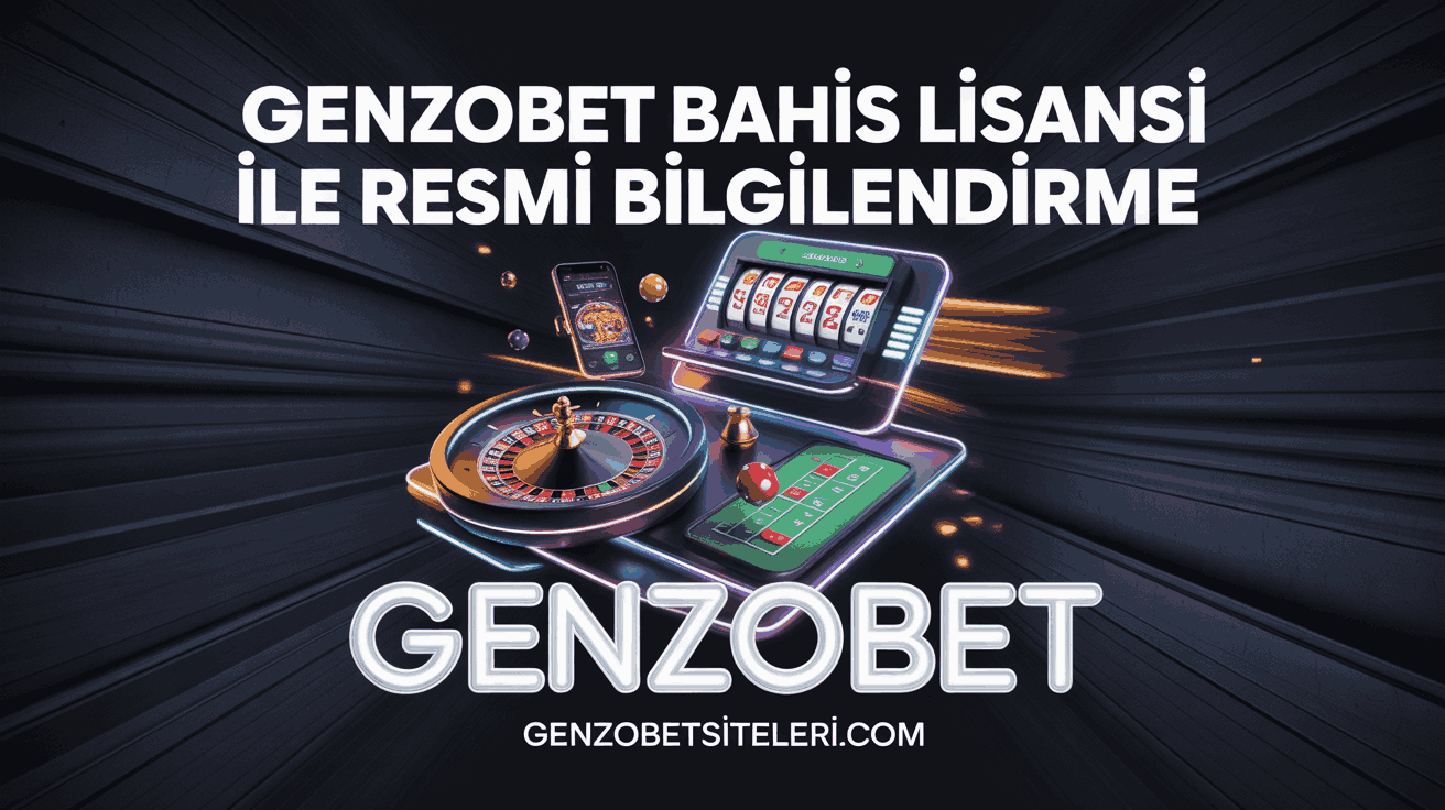 Genzobet Bahis Lisansı ile Resmi Bilgilendirme