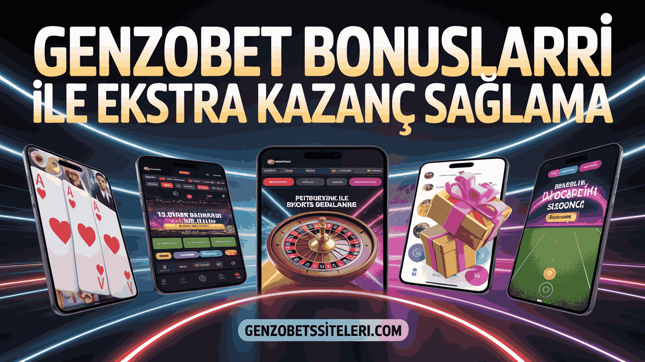 Genzobet Bonusları ile Ekstra Kazanç Sağlama