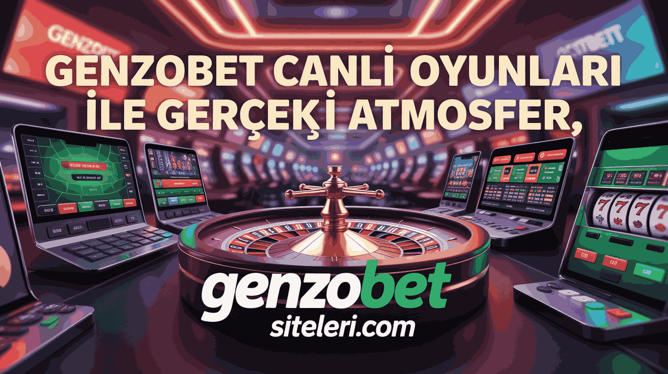 Genzobet Canlı Casino Oyunları ile Gerçekçi Atmosfer