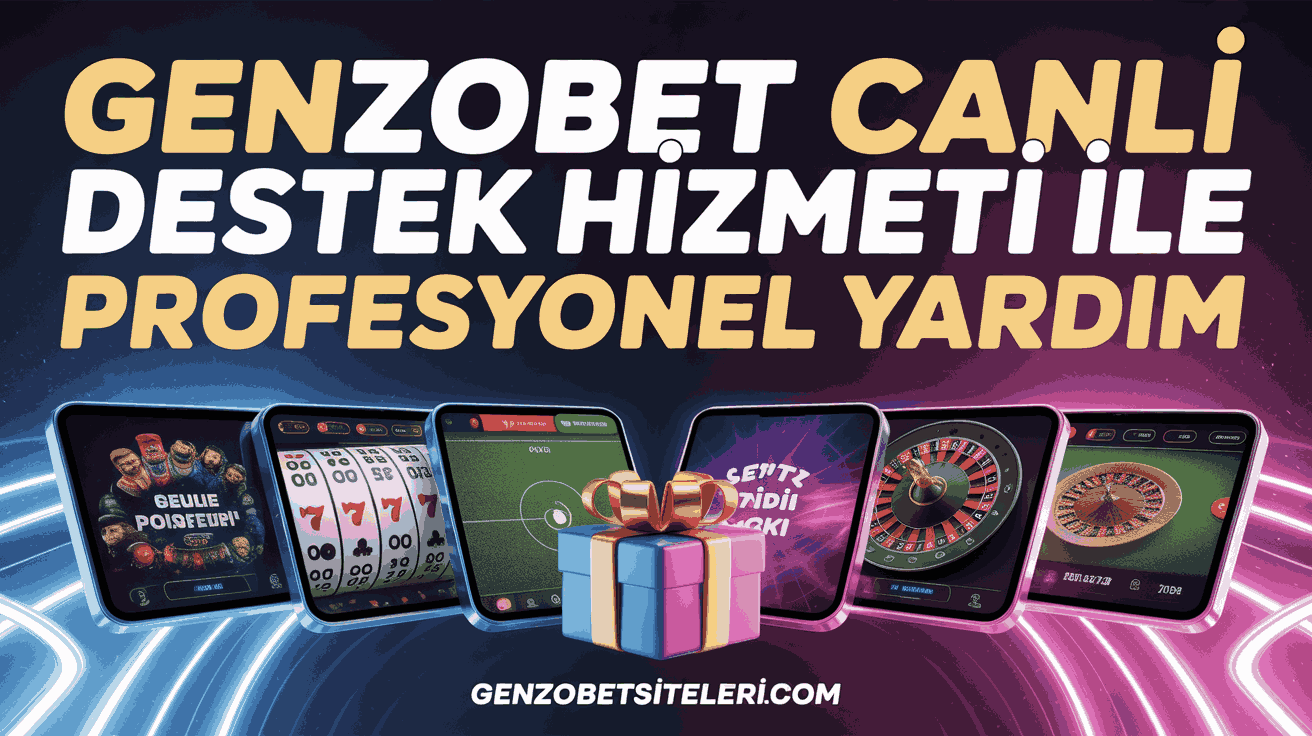 Genzobet Canlı Destek Hizmeti ile Profesyonel Yardım