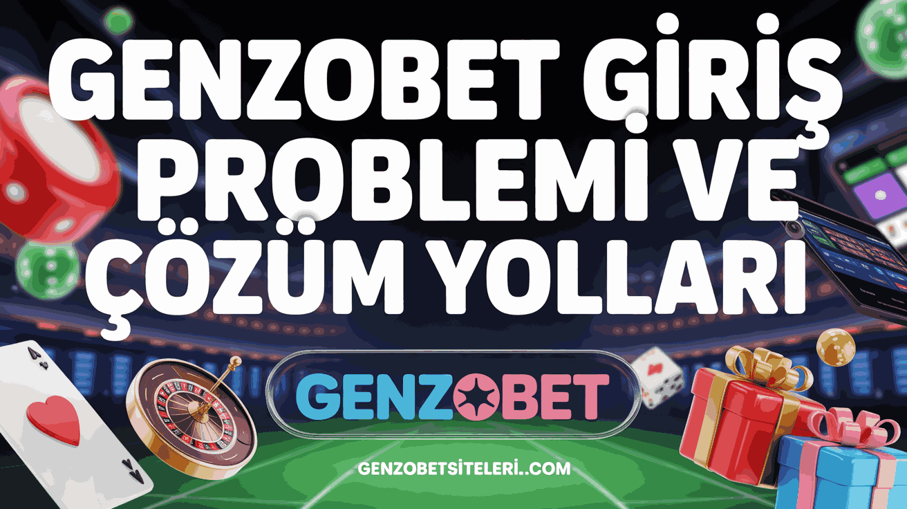 Genzobet Giriş Problemi ve Çözüm Yolları