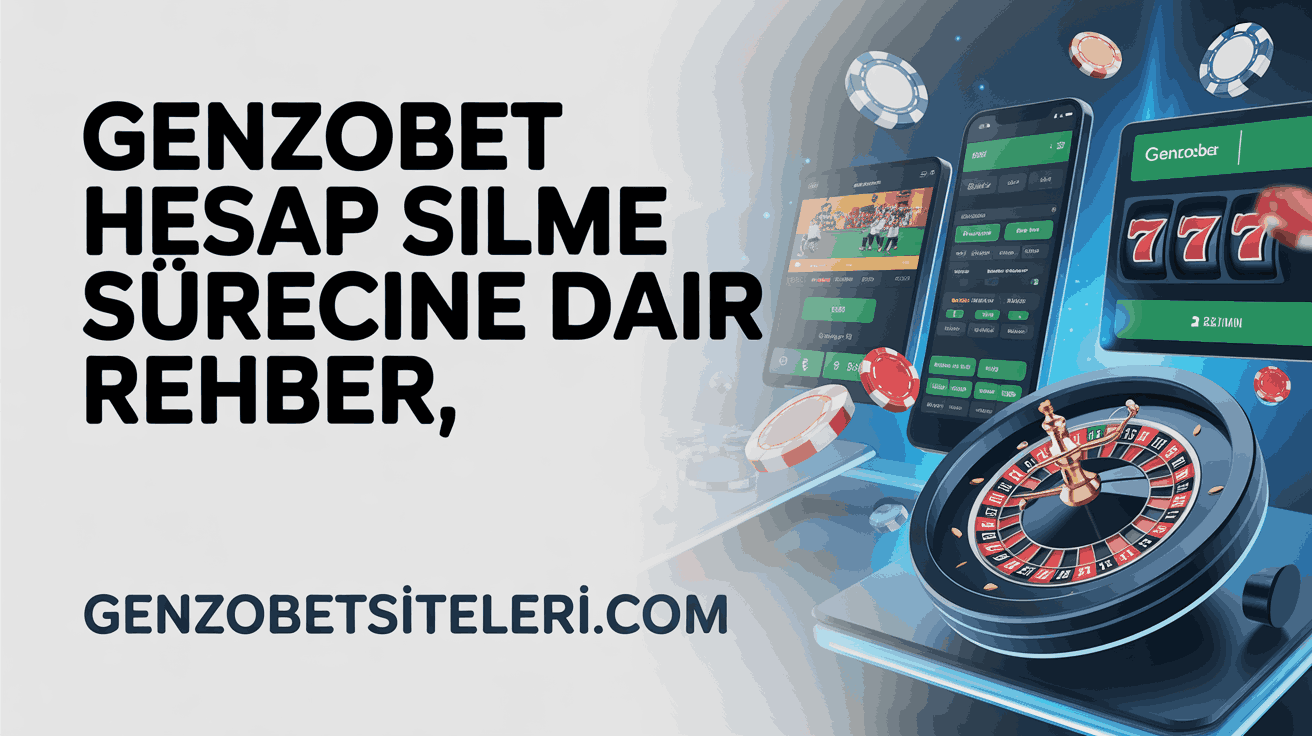 Genzobet Hesap Silme Sürecine Dair Rehber