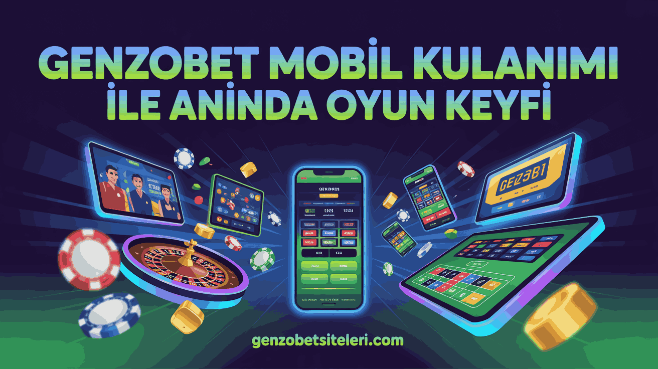 Genzobet Mobil Kullanımı ile Anında Oyun Keyfi