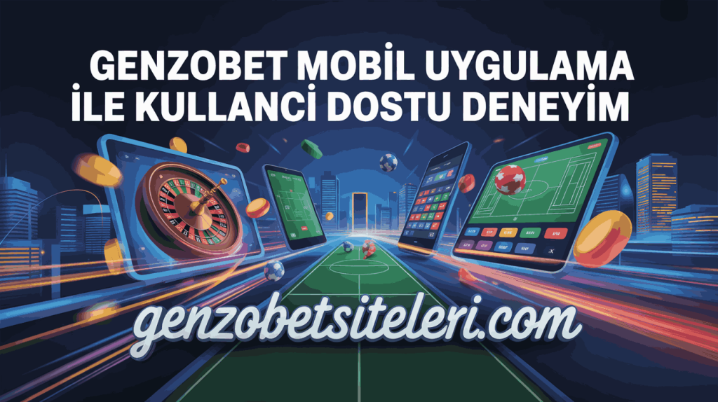 genzobet mobil uygulama ile kullanici dostu deneyim
