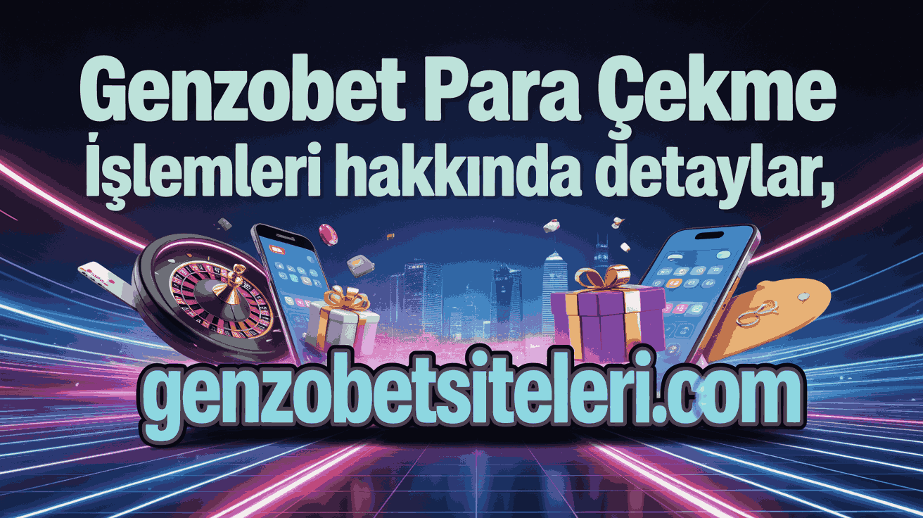 Genzobet Para Çekme İşlemleri Hakkında Detaylar