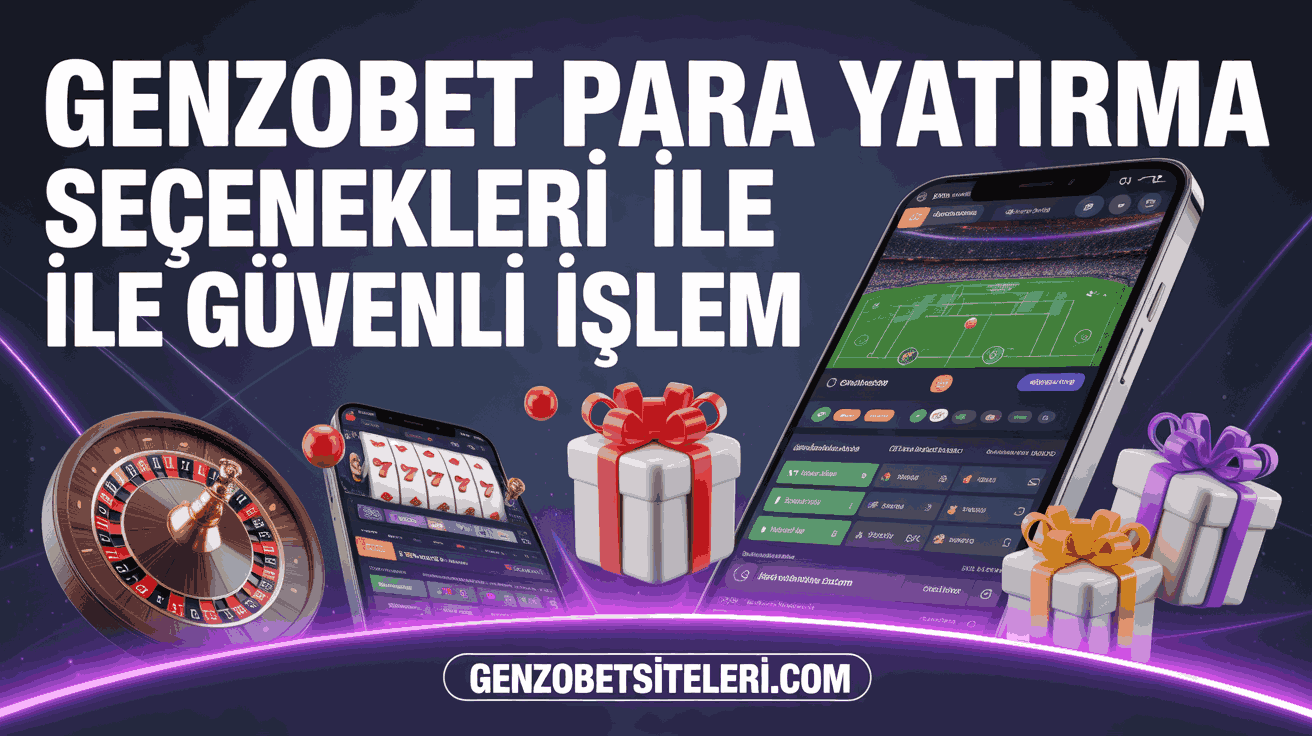 Genzobet Para Yatırma Seçenekleri ile Güvenli İşlem