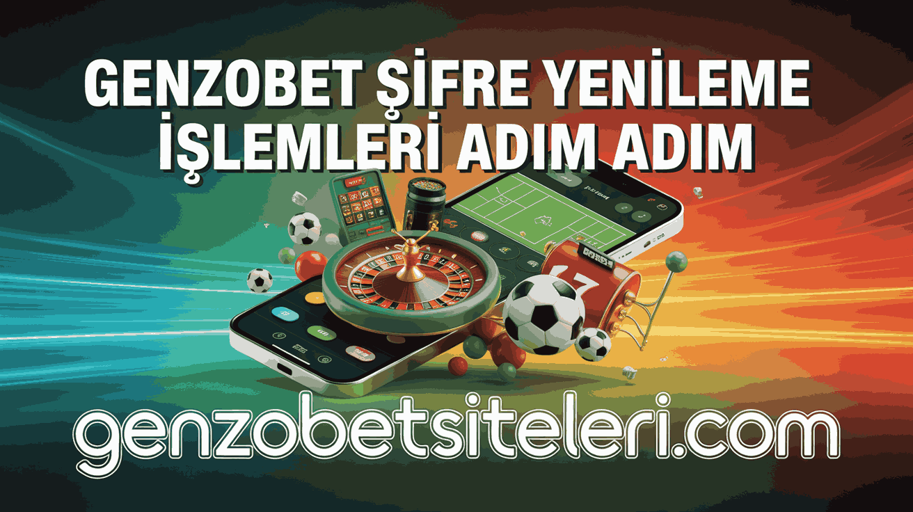 Genzobet Şifre Yenileme İşlemleri Adım Adım