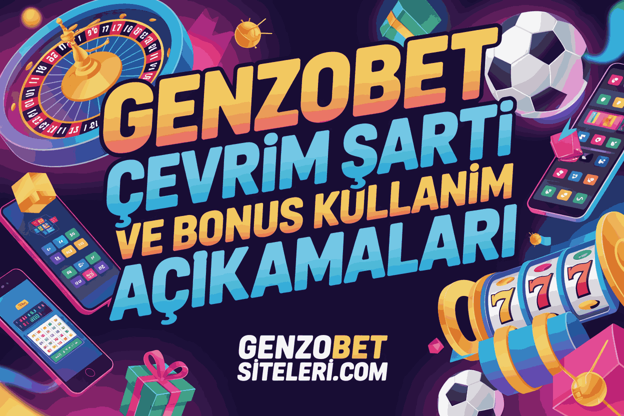 Genzobet Çevrim Şartı ve Bonus Kullanım Açıklamaları