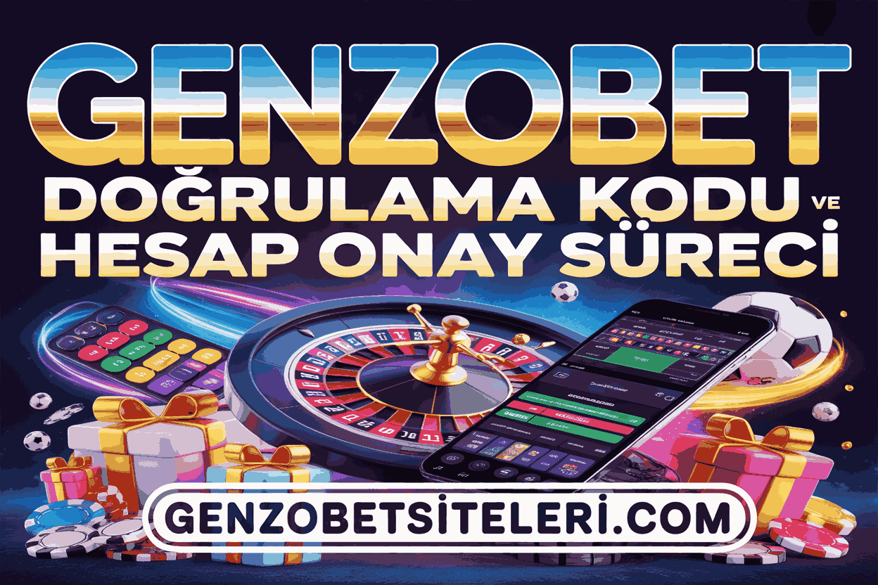 Genzobet Doğrulama Kodu ve Hesap Onay Süreci