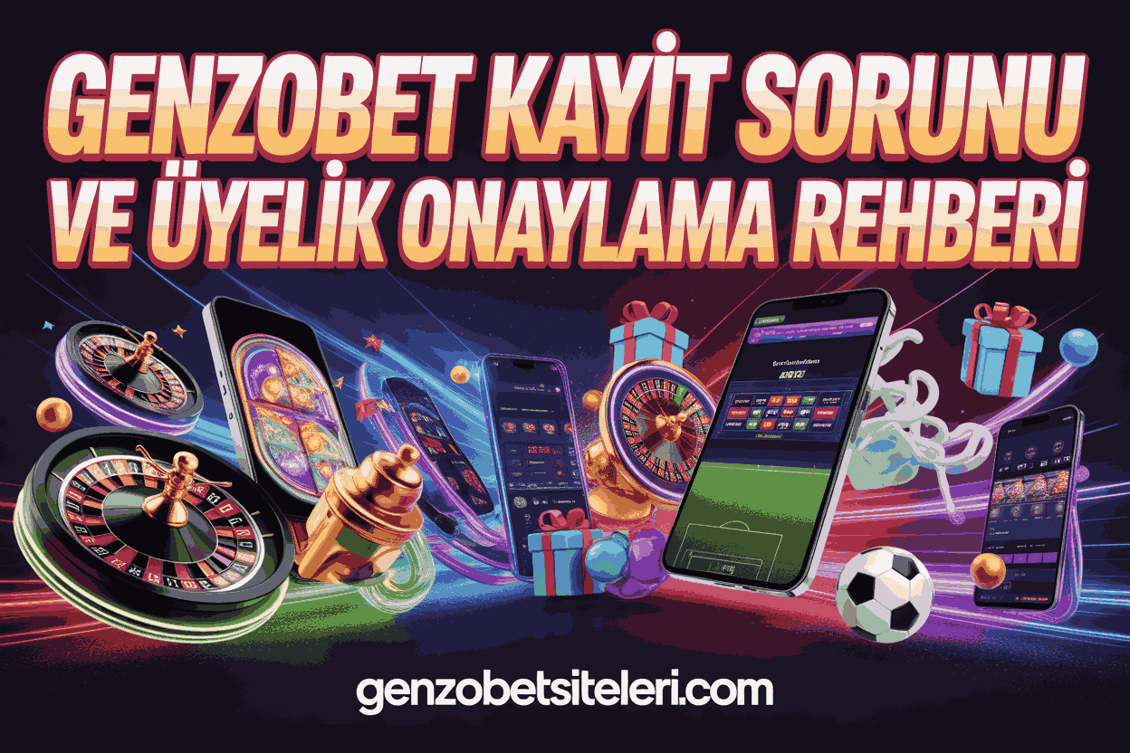 Genzobet Kayıt Sorunu ve Üyelik Onaylama Rehberi