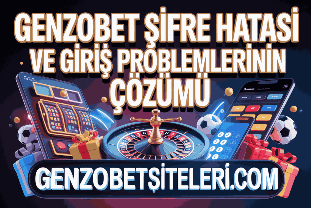 genzobet sifre hatasi ve giris problemlerinın cozumu