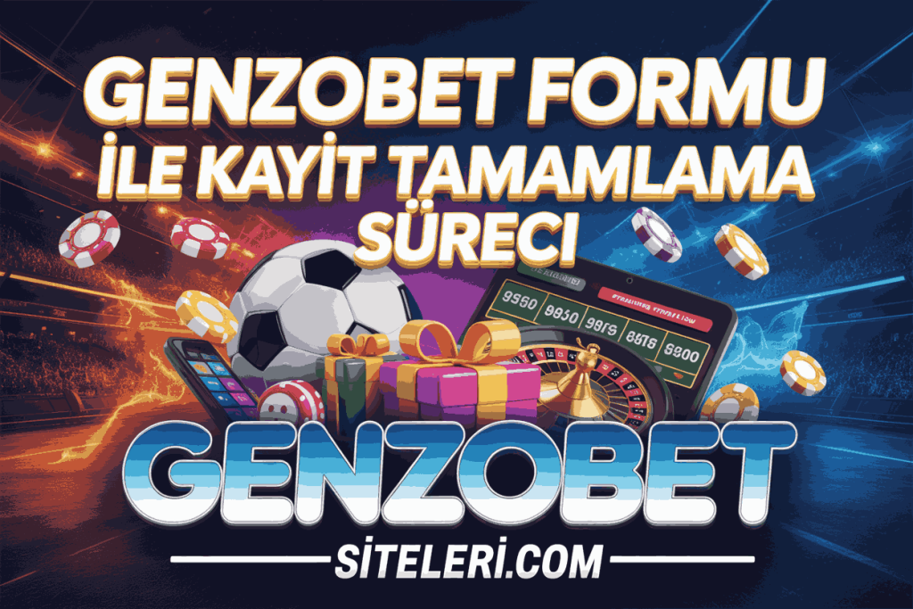 genzobet uyelik formu ile kayit tamamlama sureci