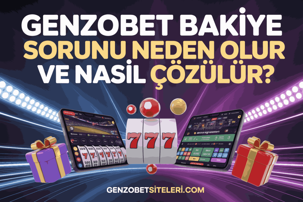 genzobet bakiye sorunu neden olur ve nasil cozulur