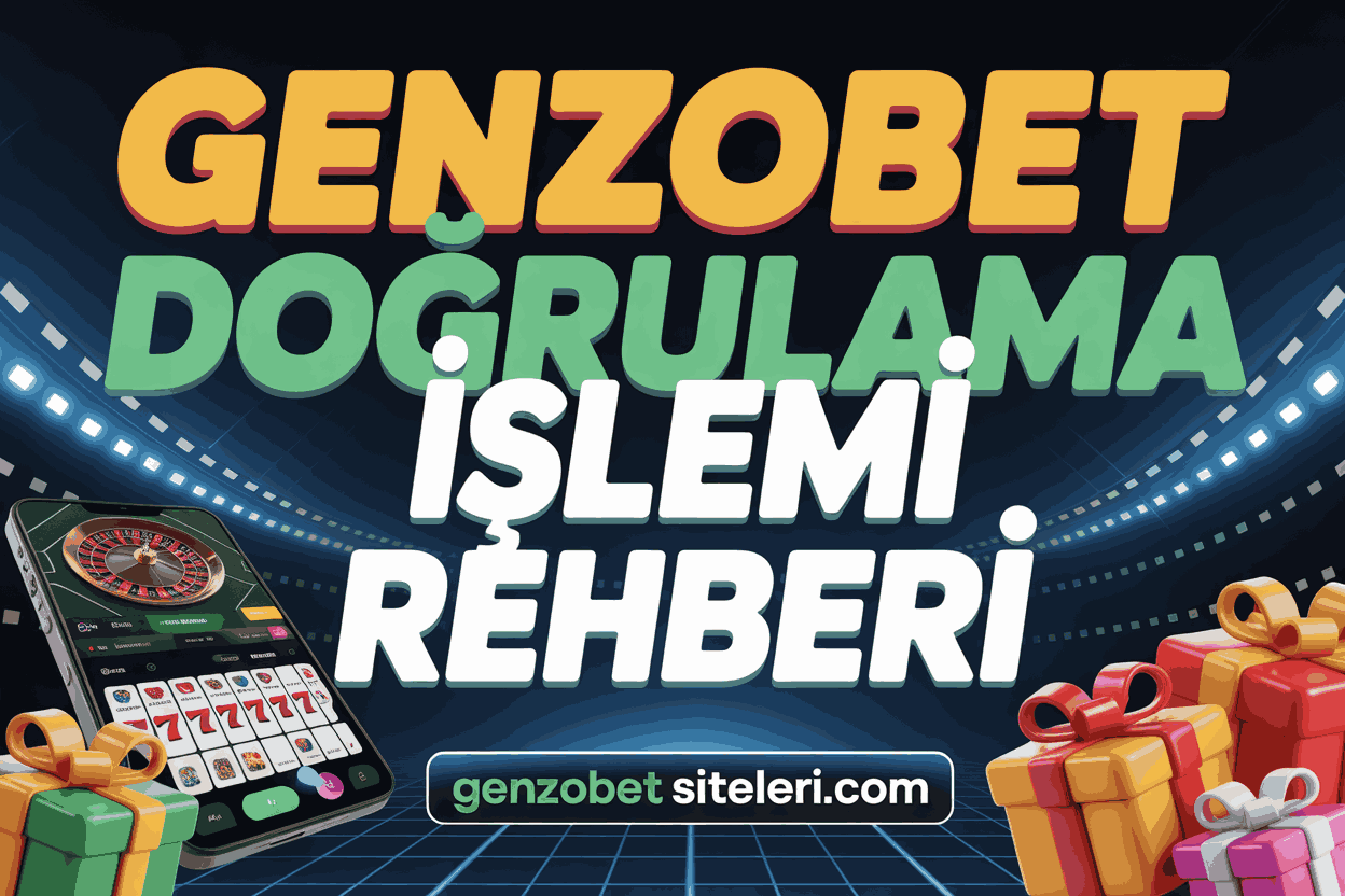Genzobet Doğrulama İşlemi Rehberi