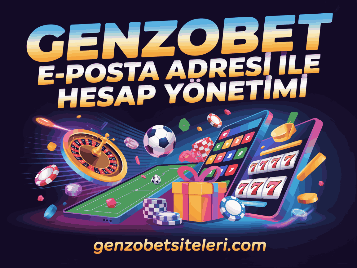 Genzobet E-Posta Adresi İle Hesap Yönetimi