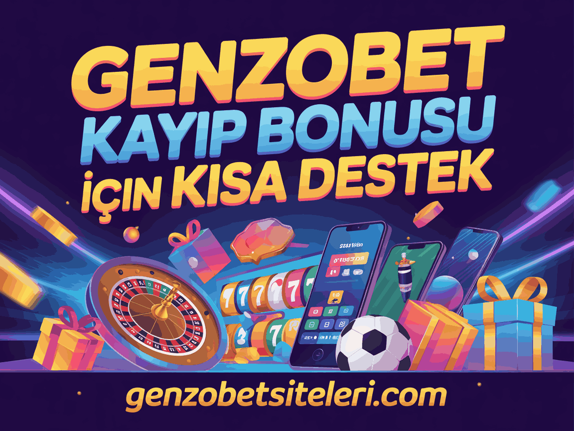 Genzobet Kayıp Bonusu İçin Kısa Destek