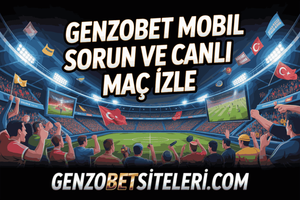 genzobet mobil sorun ve canli mac izle