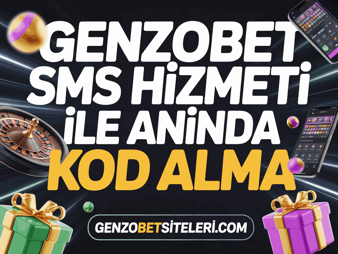 Genzobet SMS Hizmeti İle Anında Kod Alma